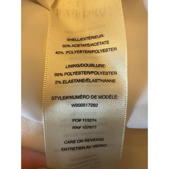 Alice + Olivia Employed White Sleeveless Mini Shift Dress Size 8 - Picture 6 of 6